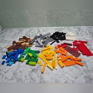 LEGO Bundle with Rainbow Basic Bricks & Plates: Various Sizes & Qty's